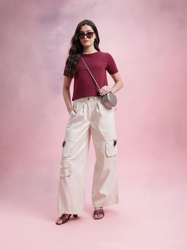 DressBerry Women Solid T-shirt