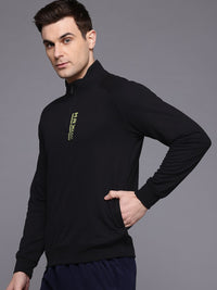 HRX by Hrithik Roshan Mock Collar Raglan Sleeve Running Sweatshirt