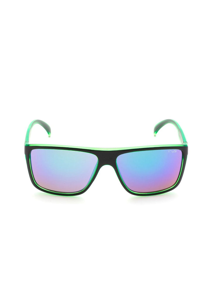 IRUS by IDEE Men Square Sunglasses with UV Protected Lens IRS1229C3SG