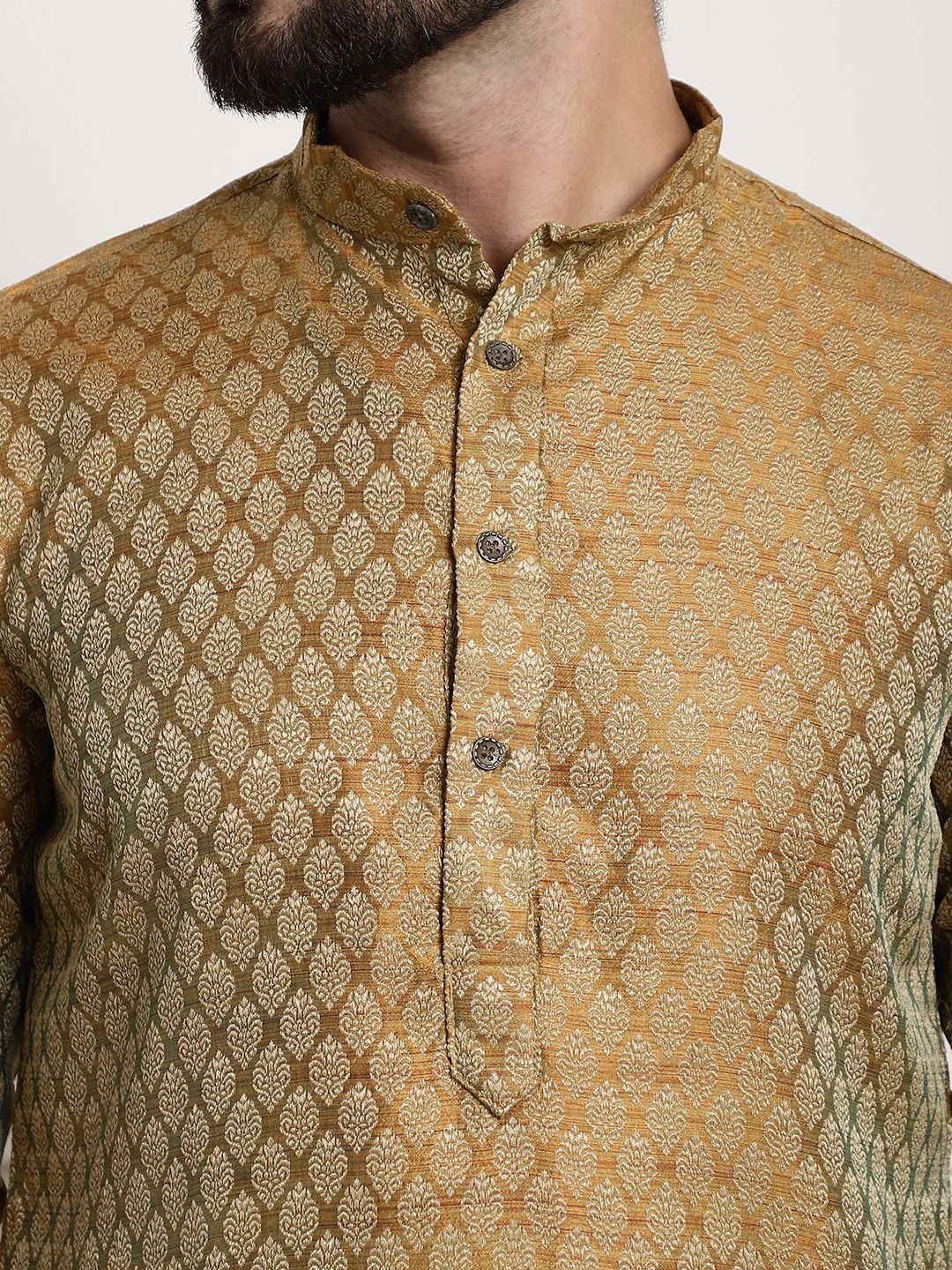 SOJANYA Kurta Motif Etnik Rekaan Tenunan