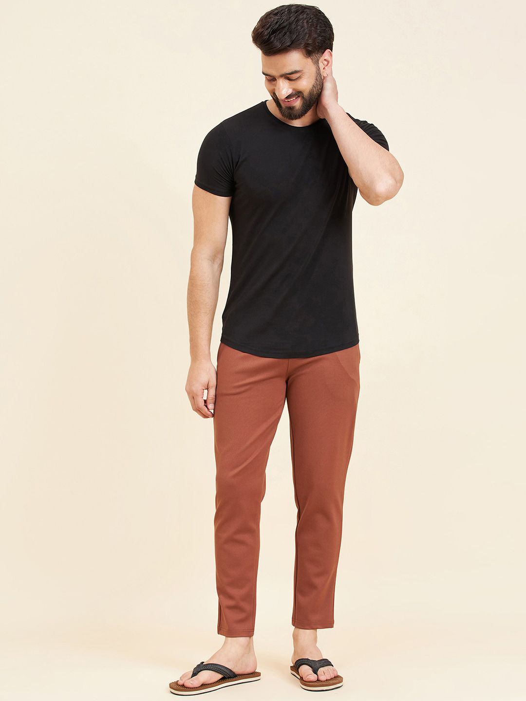Sweet Dreams Men Mid-Rise Track Pants