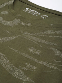 SPYKAR Graphic Printed Slim Fit T-shirt