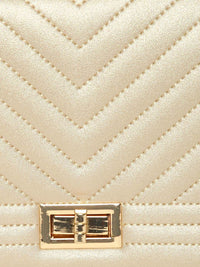 Lino Perros Gold-Toned Quilted Sling Bag