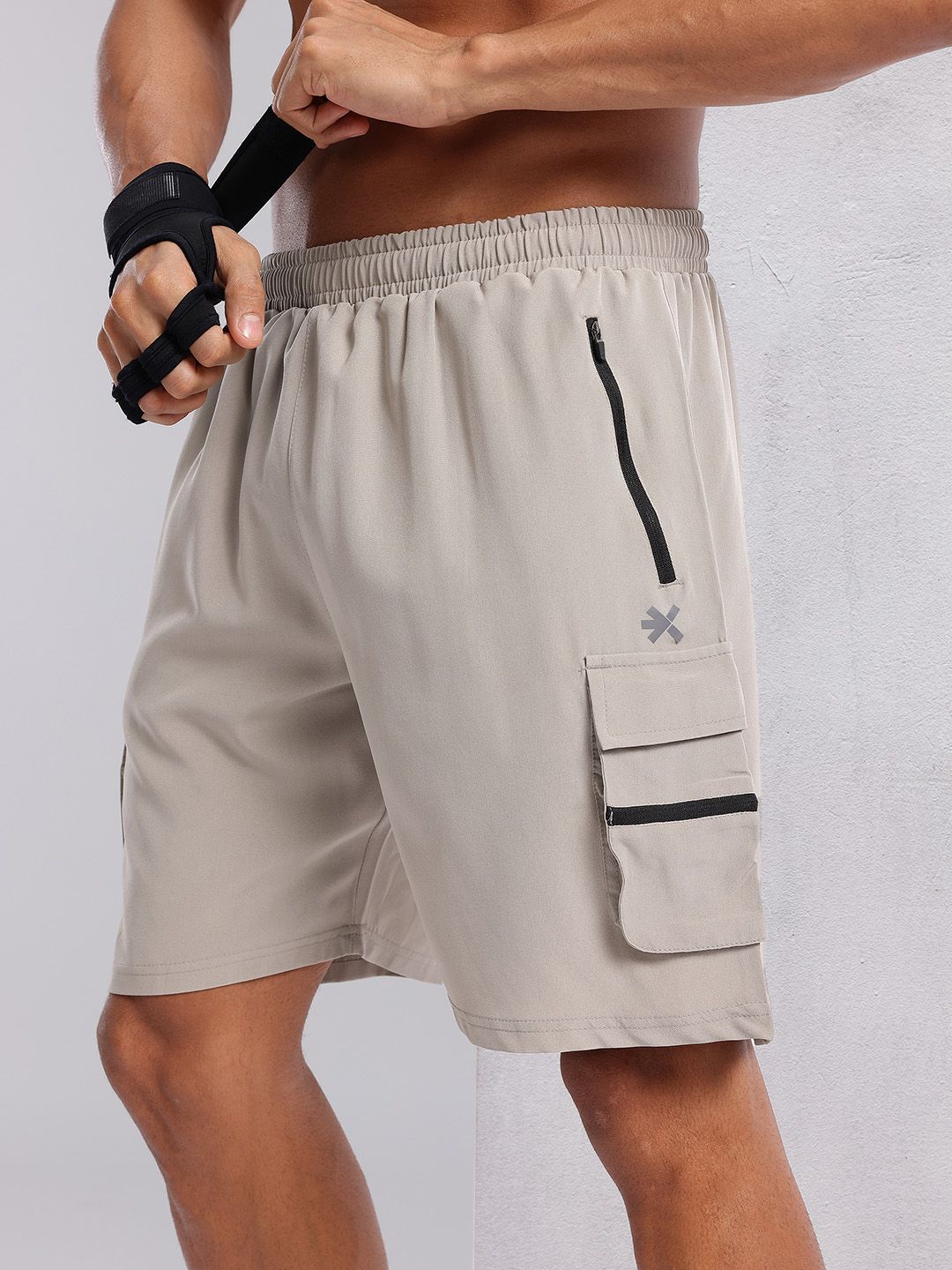 HRX by Hrithik Roshan Men Training Shorts with Utility Pockets