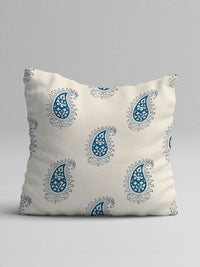 STITCHNEST Blue & White Set of 2 Cartoon Characters Square Cushion Covers