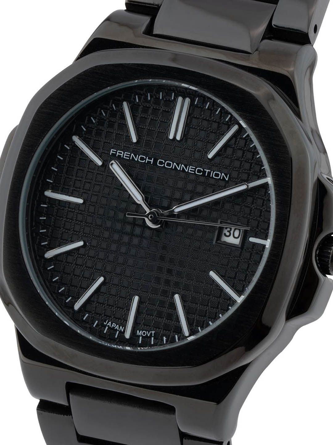 French Connection Men Dial & Stainless Steel Bracelet Style Straps Analogue Watch FCB2BM