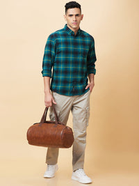 Being Human Men Slim Fit Tartan Checks Opaque Checked Casual Shirt