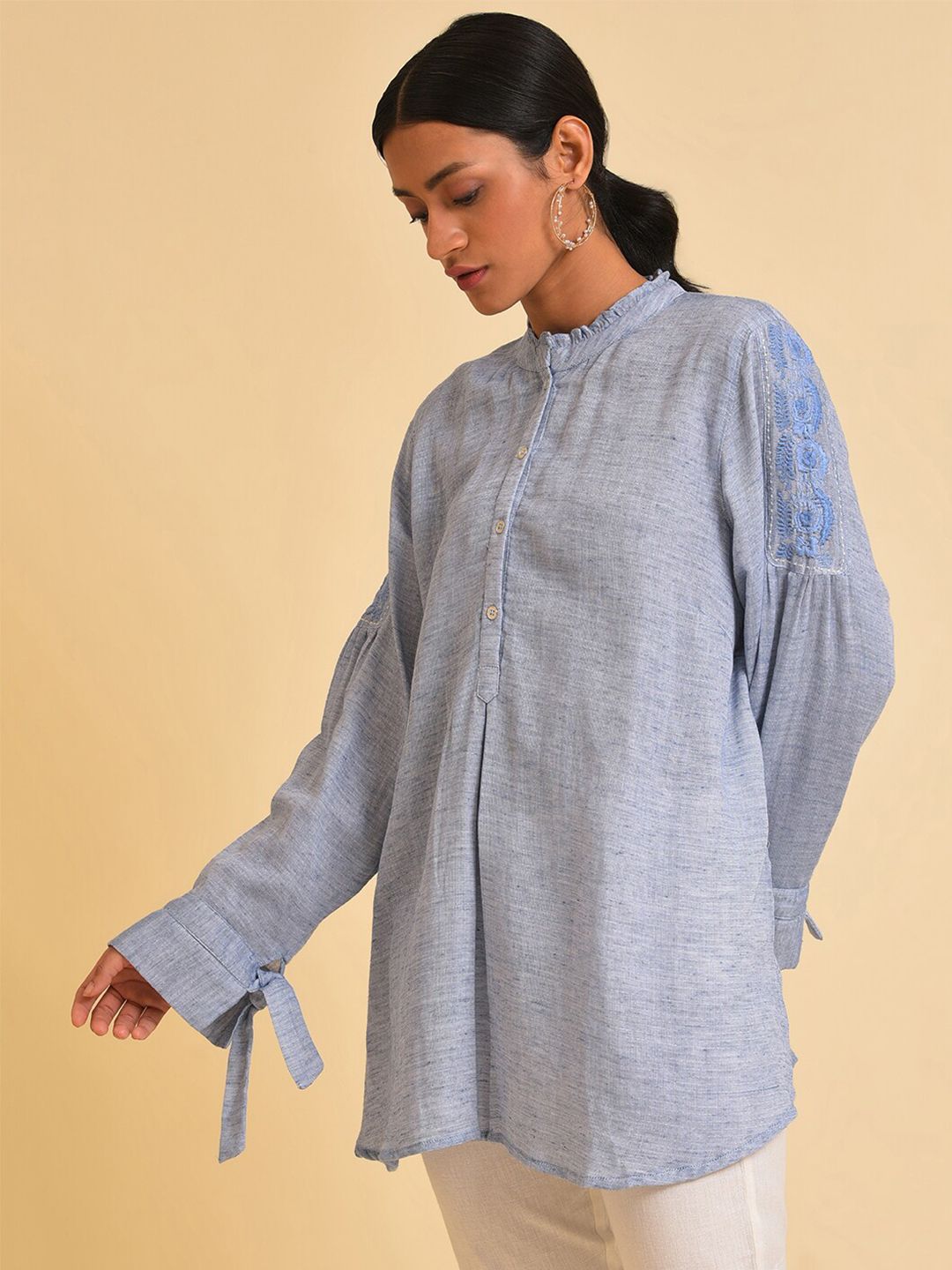 W Solid Cotton Top