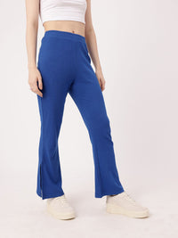 DressBerry Women Nostalgic Flare Rib Knit Leggings