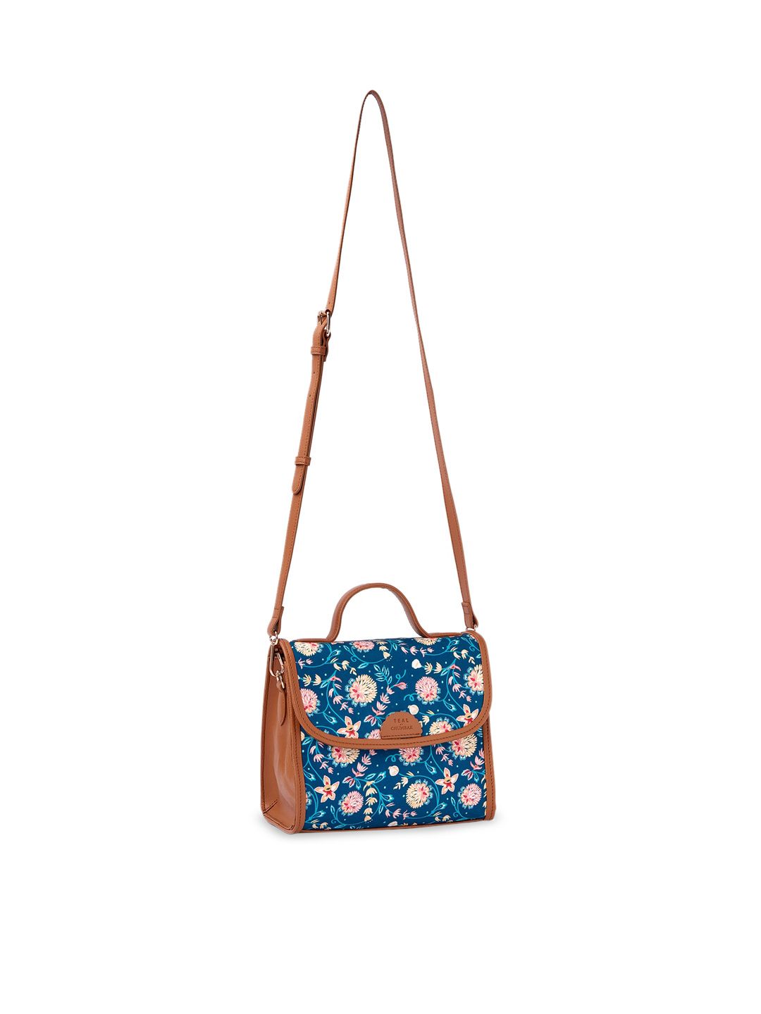 TEAL BY CHUMBAK Floral Printed Sling Bag