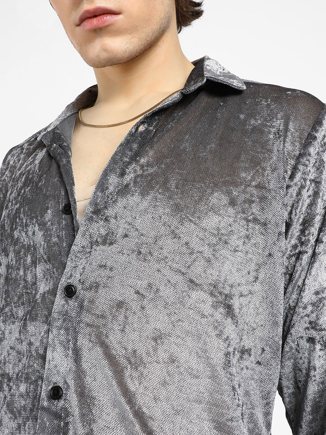 Campus Sutra Men Comfort Fit Spread Collar Abstract Printed Casual Shirt