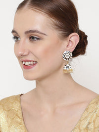 Anouk Gold-Plated Dome Shaped Jhumkas