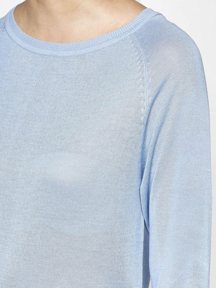 Global Desi Blue Viscose Rayon Tunic