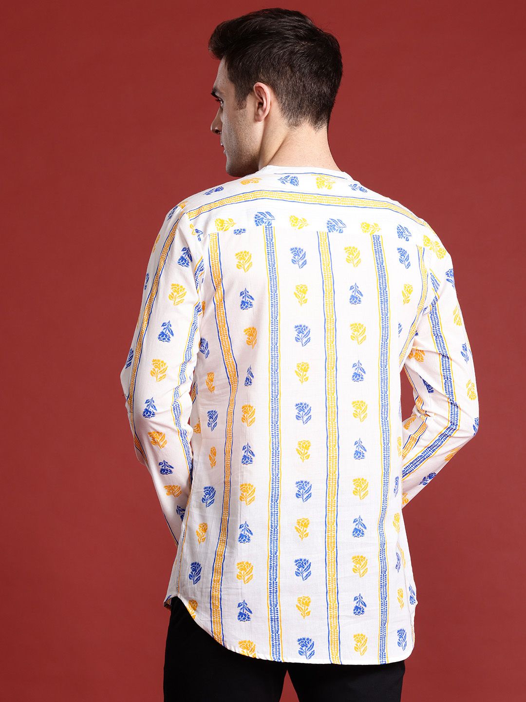 Anouk Kaarkhana Collection Printed Cotton Short Kurta
