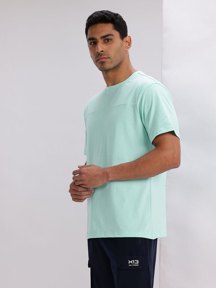 HRX by Hrithik Roshan Conversational Print Drop-Shoulder Sleeves Yoga T-shirt