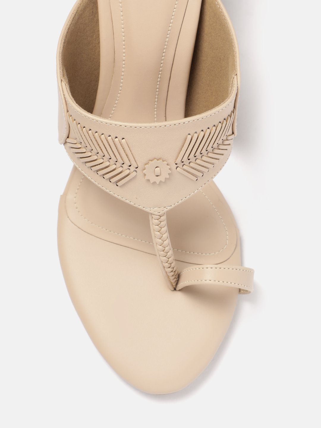 House of Pataudi Ethnic Motif Design Block Heels