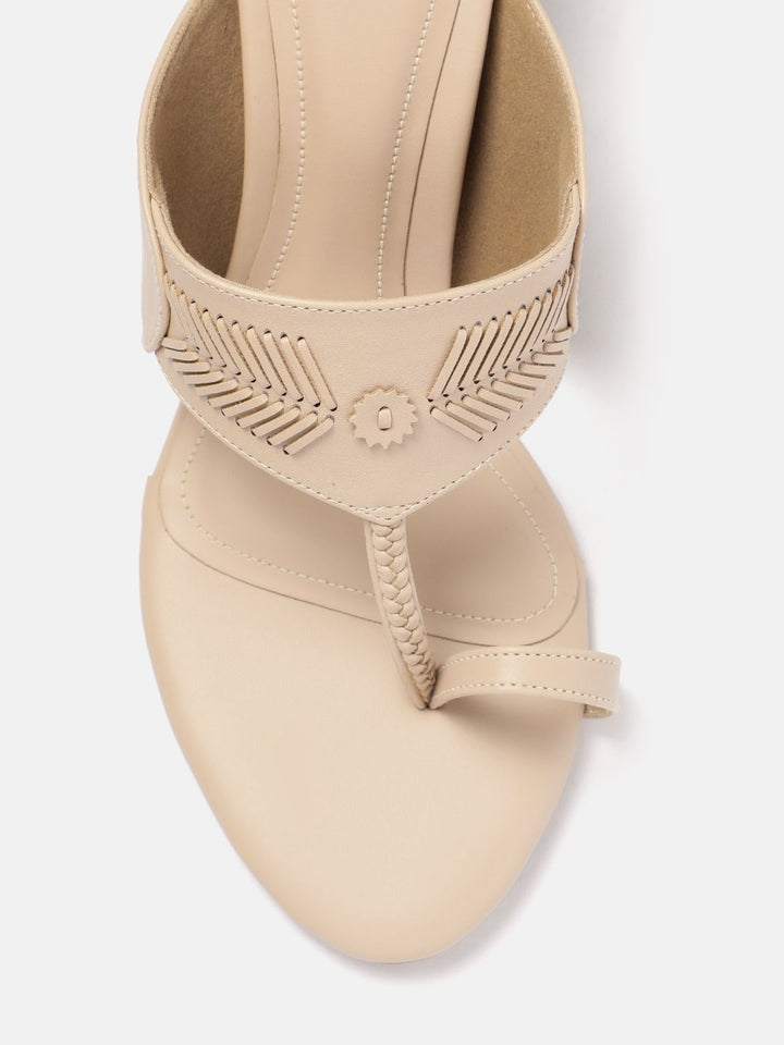 House of Pataudi Ethnic Motif Design Block Heels