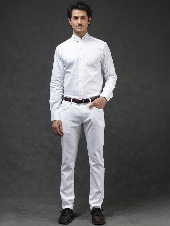 RARE RABBIT Men Expore Mid Rise Regular Fit Trouser