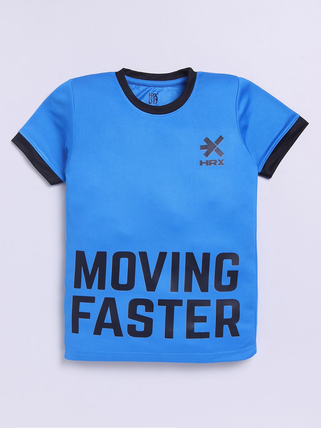 HRX by Hrithik Roshan Boys Typography Printed Rapid Dry T-shirt