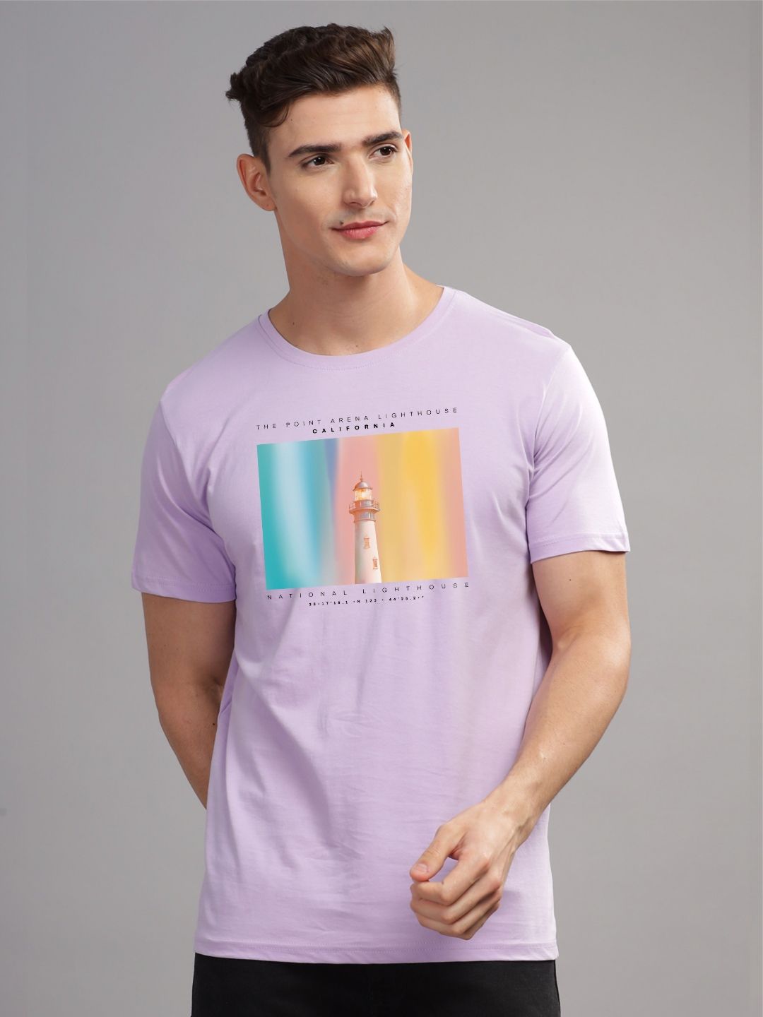 ADRO Men Printed T-shirt