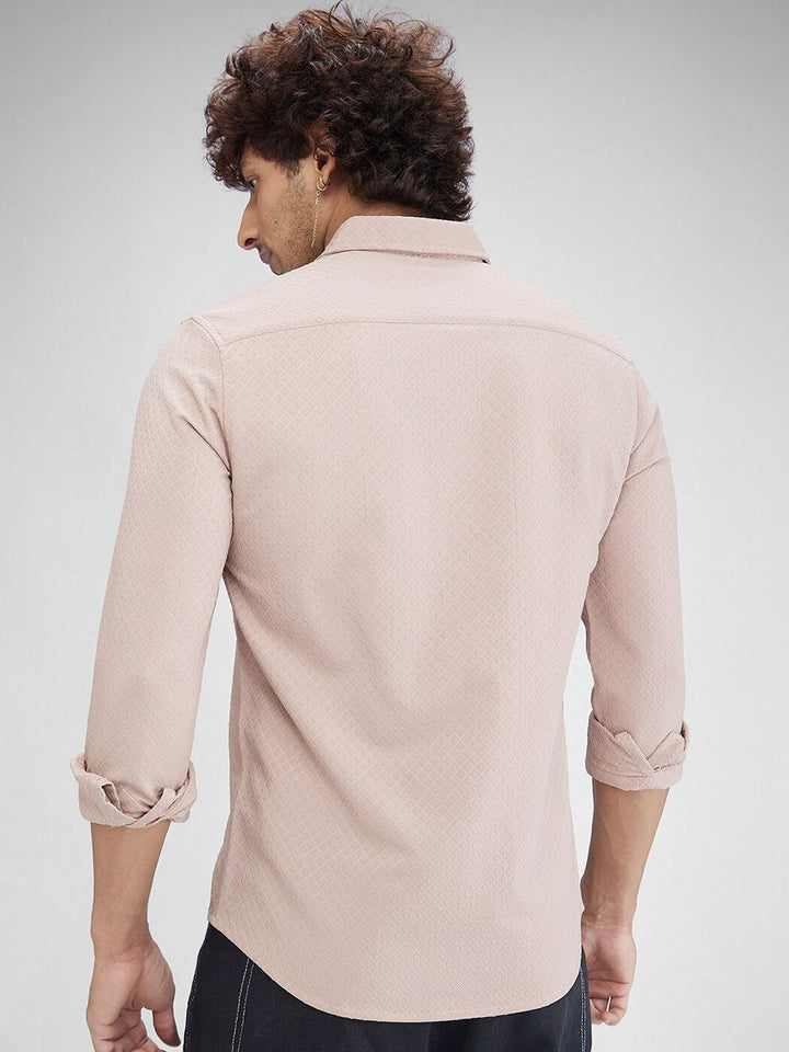 VASTRADO Men Classic Slim Fit Casual Shirt