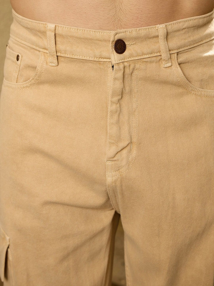 DENNISON Korean Baggy Fit Cargo Jeans