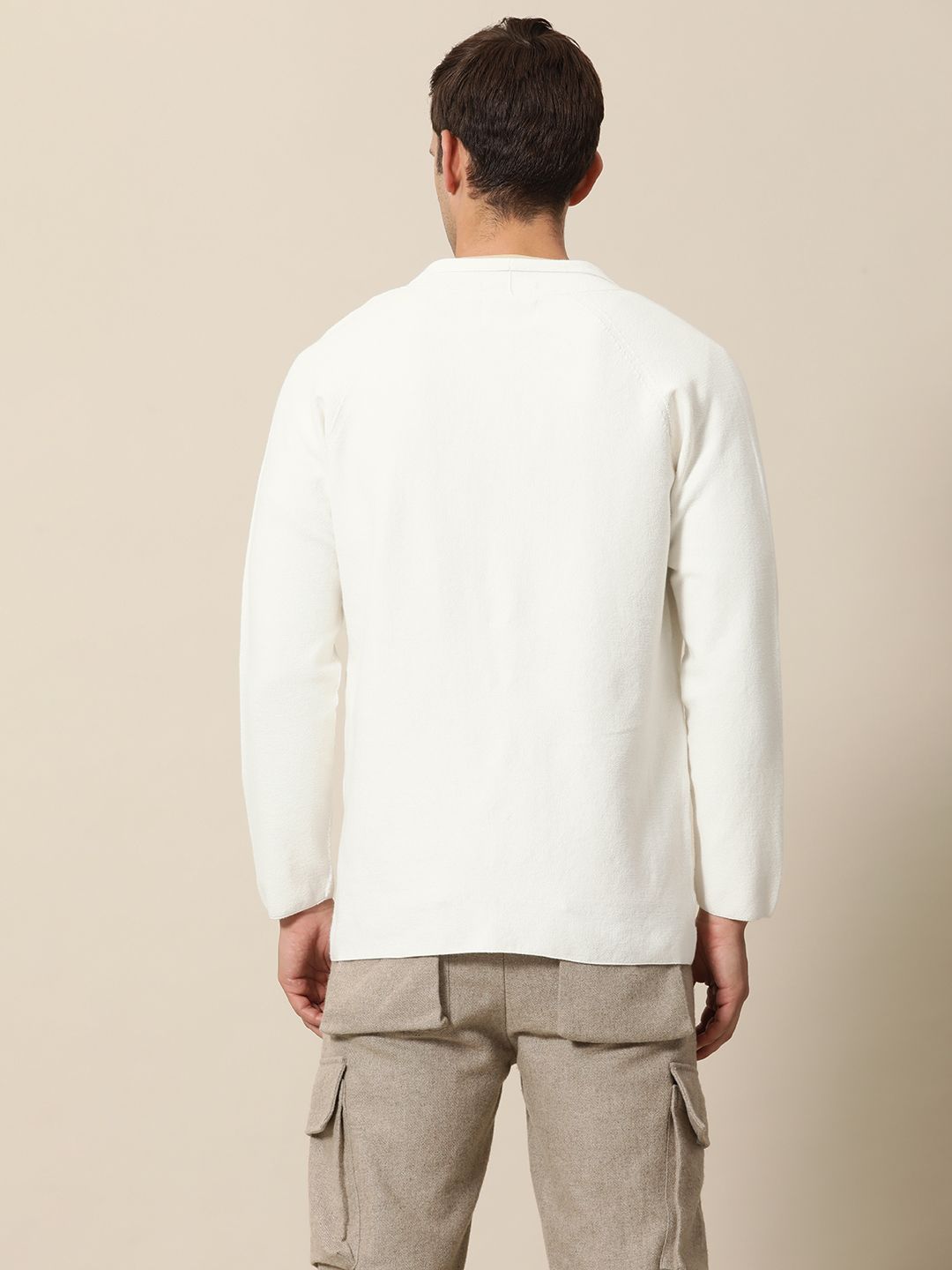 Mr Bowerbird Tailored Fit Lightweight Knitted Single-Breasted Casual Blazer