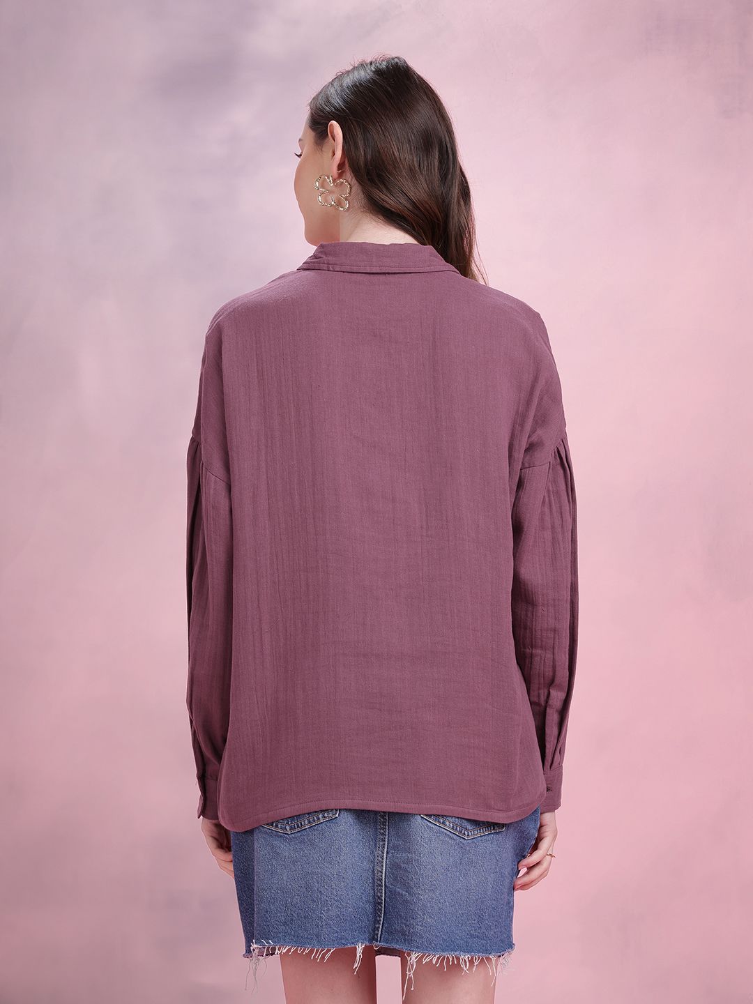 DressBerry Pocket Detail Cotton Shirt