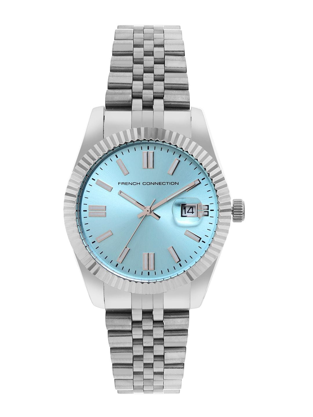 French Connection Men Stainless Steel Bracelet Style Straps Analogue Watch FCP41SM