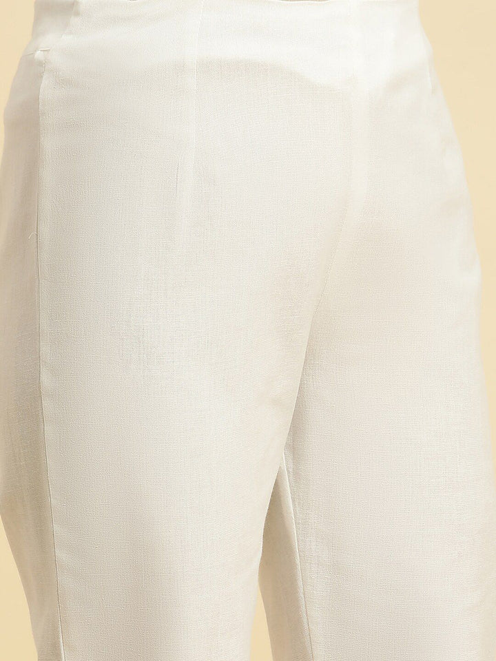 W Women Slim Fit Mid-Rise Trousers