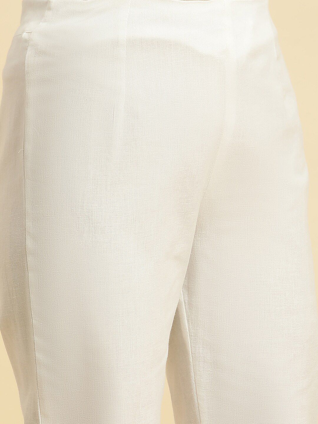 W Women Slim Fit Mid-Rise Trousers