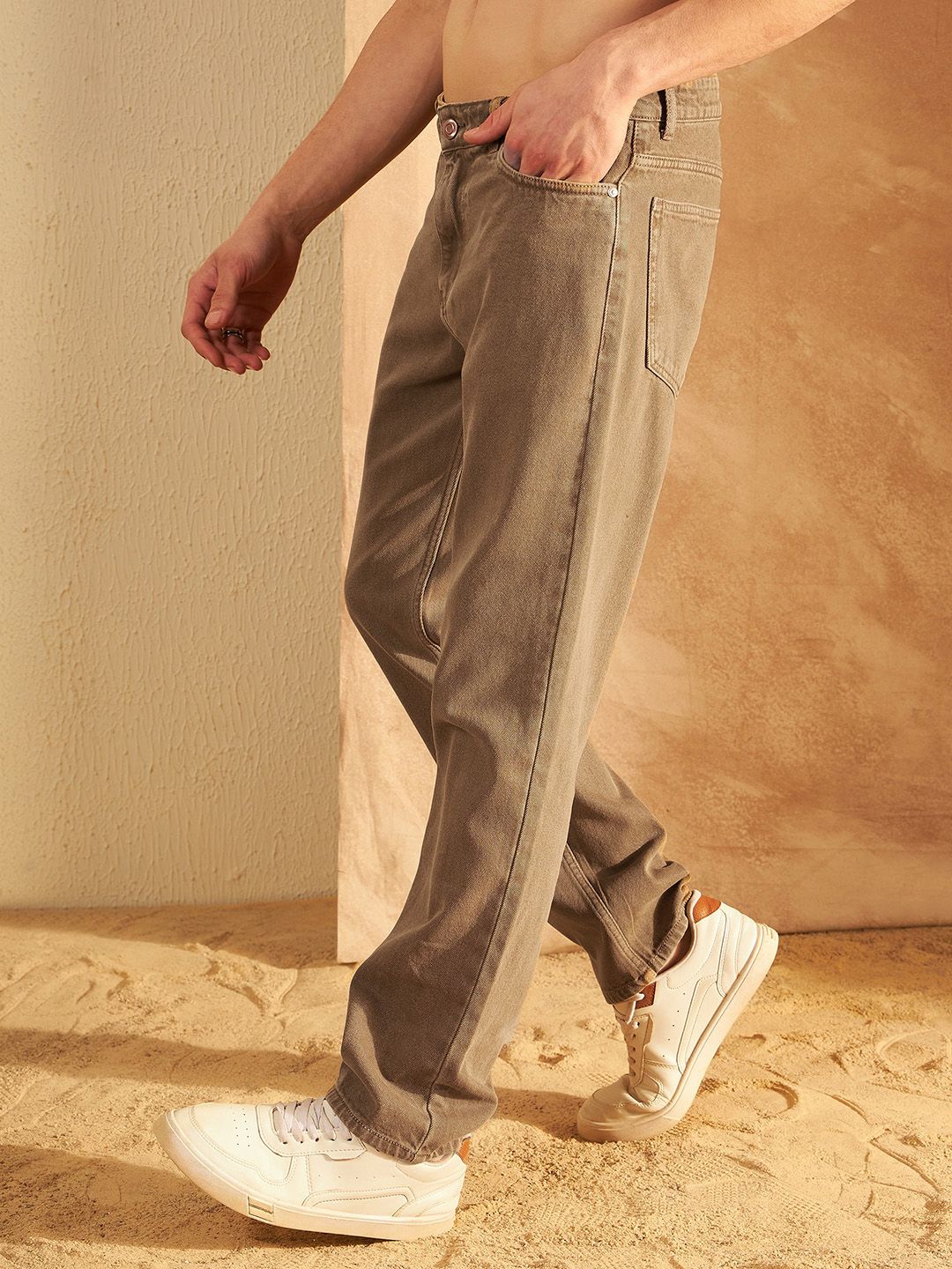 DENNISON Men Comfort Baggy Fit Non Stretchable Cotton Jeans