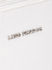 Lino Perros Croc Textured Structured Sling Bag