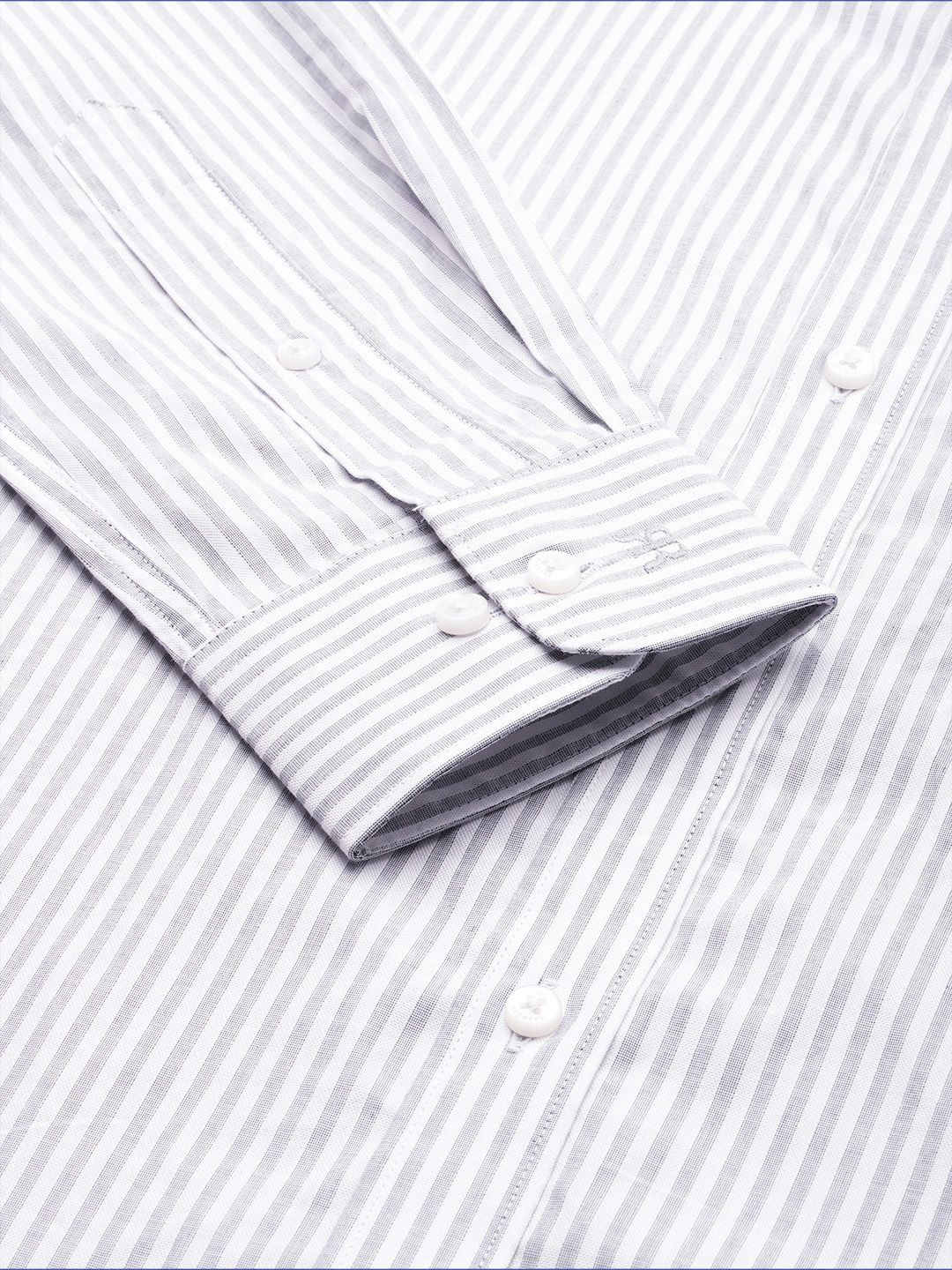 Raymond Opaque Striped Pure Cotton Formal Shirt
