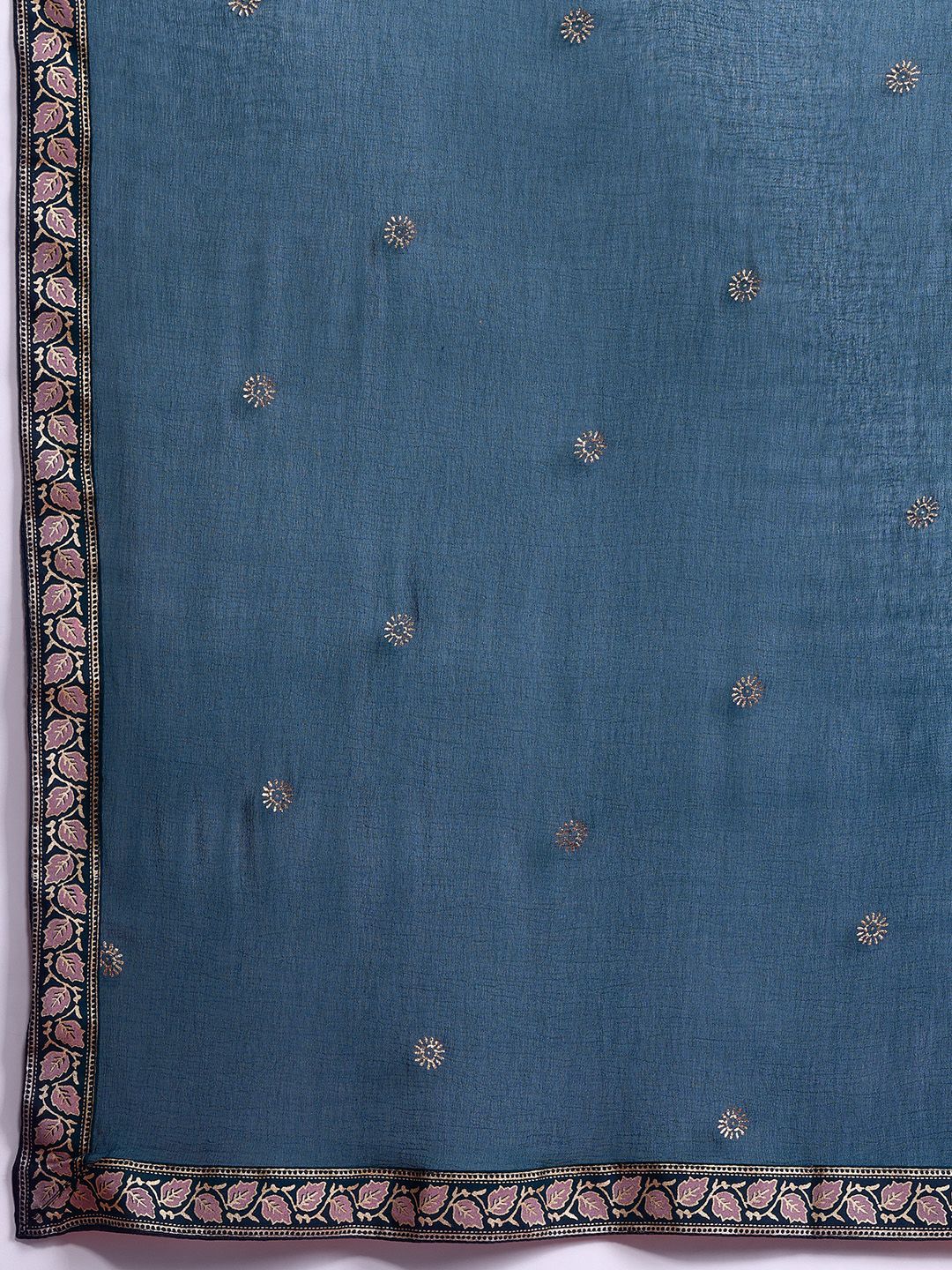 Anouk Ethnic Motifs Printed Straight Kurta Set With Dupatta