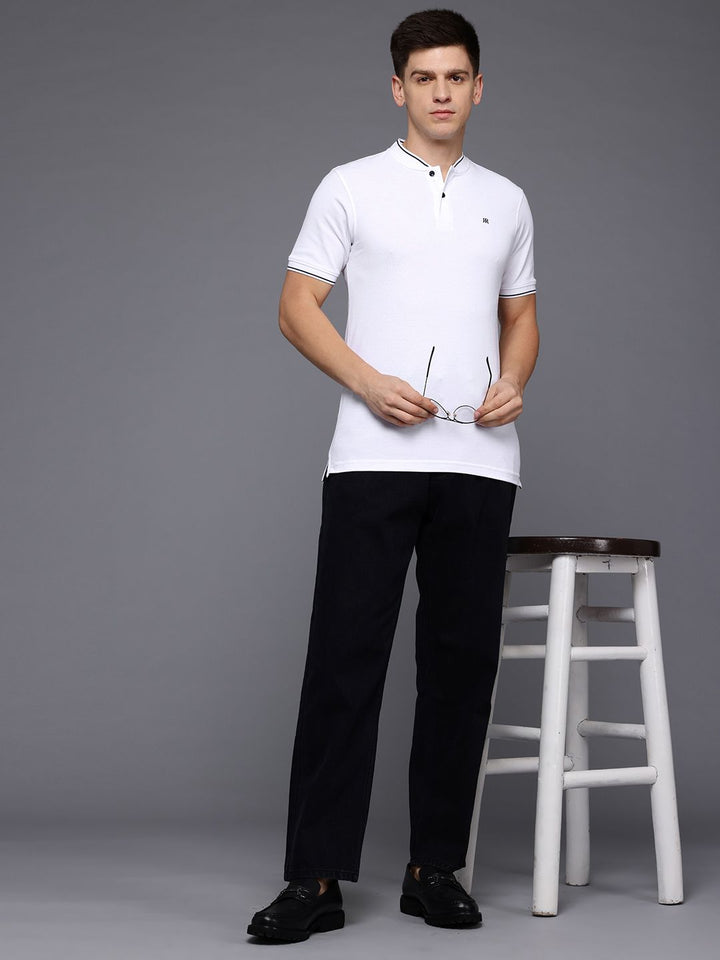 Raymond Henley Neck Pure Cotton Modern Fit T-shirt