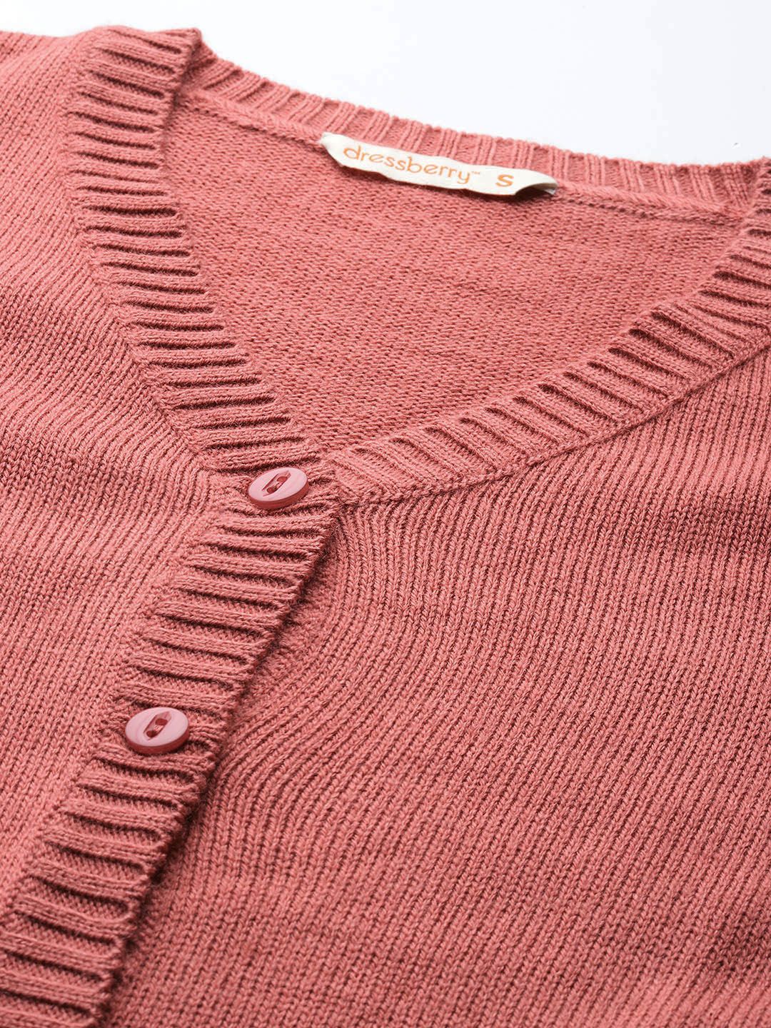 DressBerry Open-Knit Cardigan