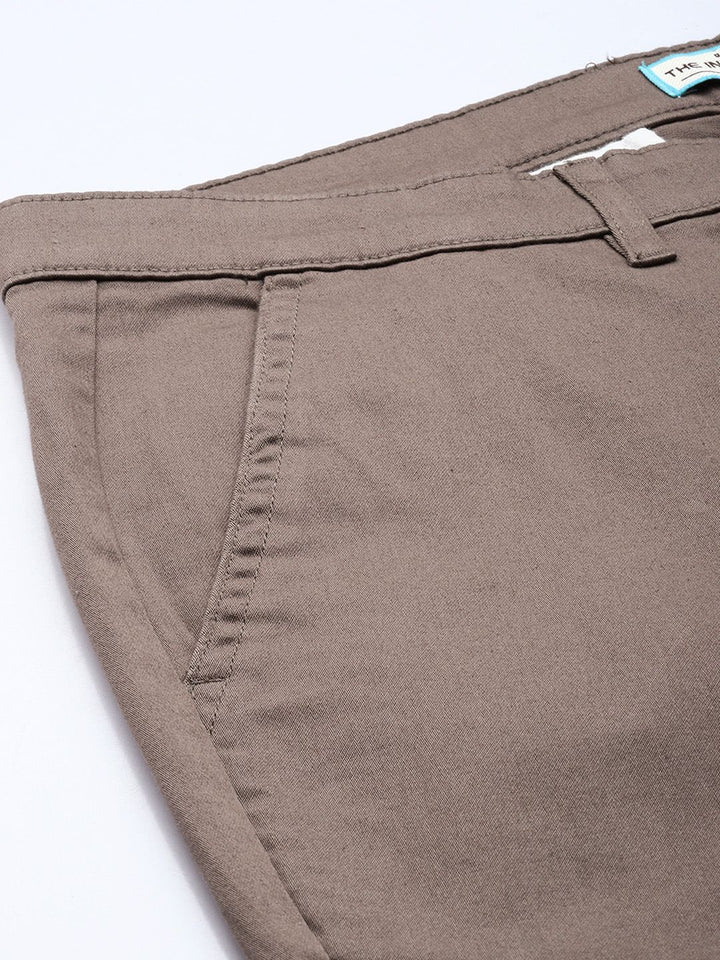 The Indian Garage Co Men Regular Fit Chinos Trousers