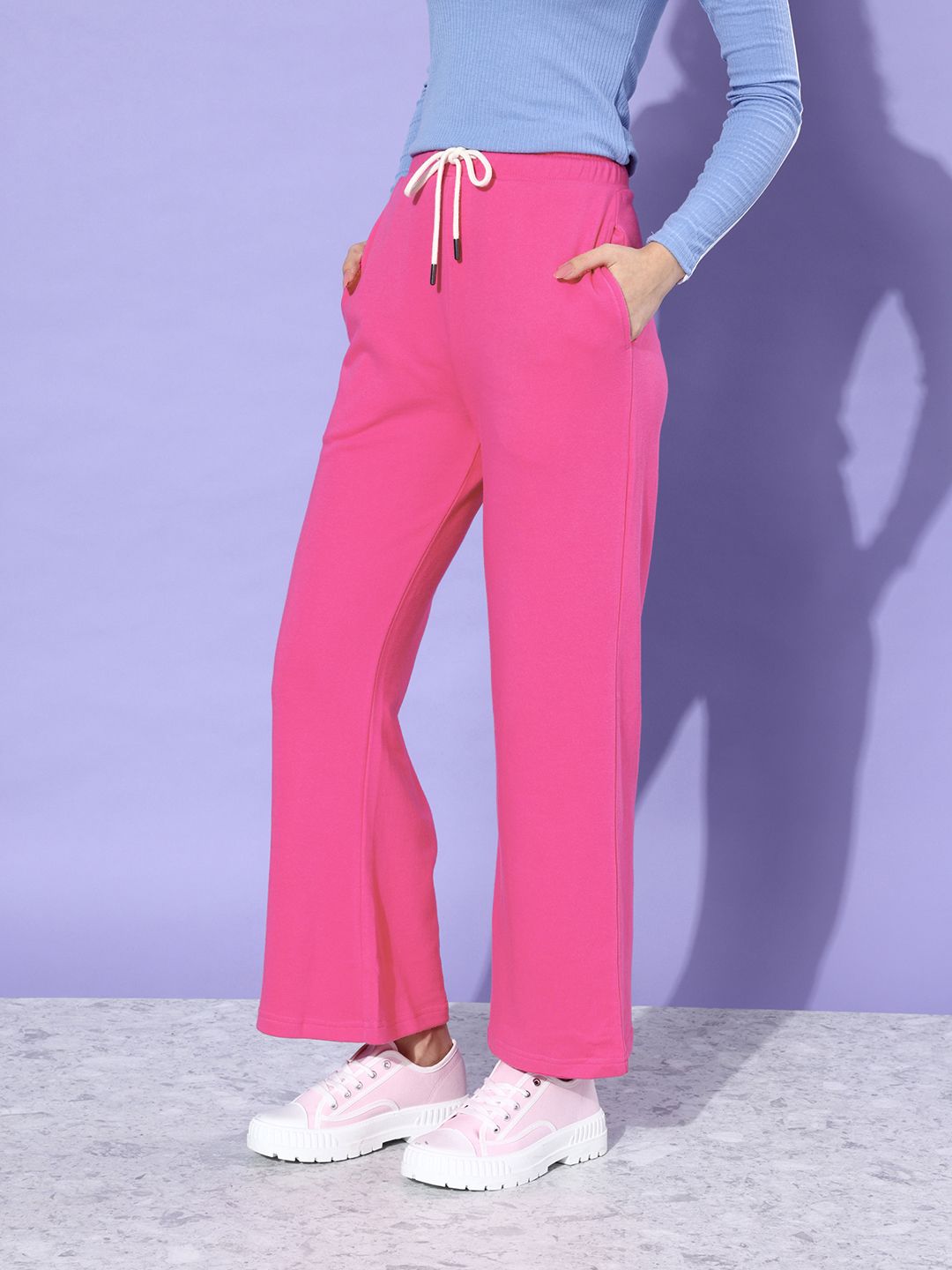 DILLINGER Women Solid Relaxed Fit Track Pant