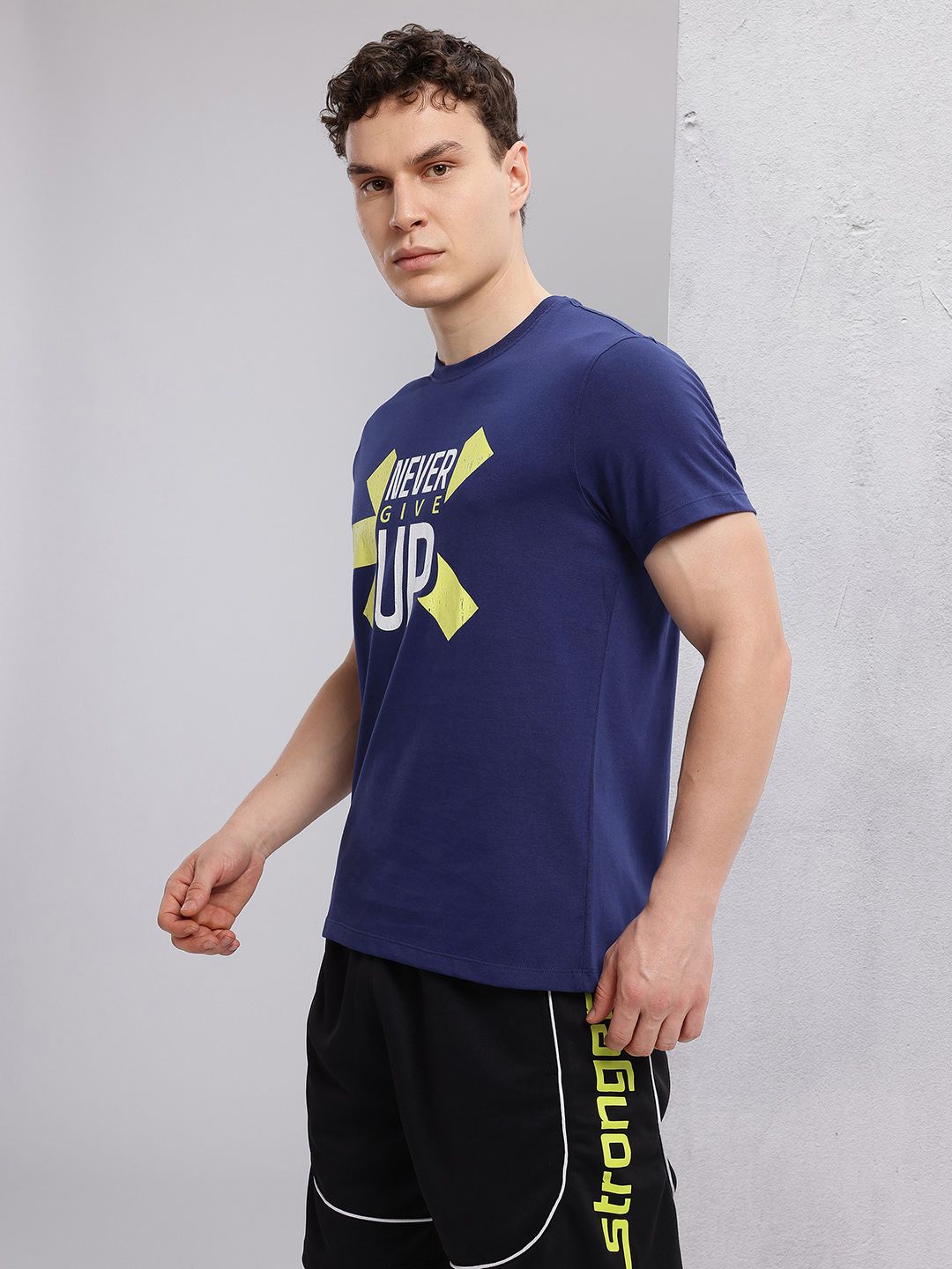 HRX by Hrithik Roshan Typography Print Training T-shirt
