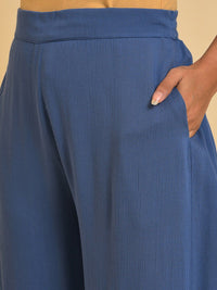 W Women Blue Culottes Trousers