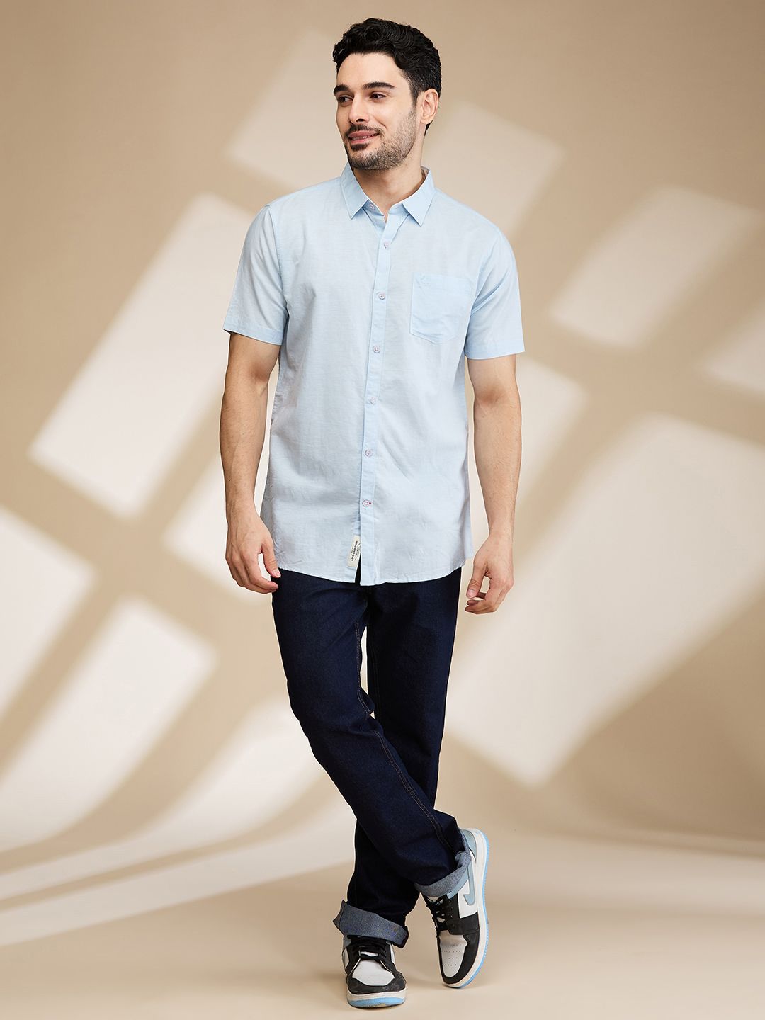 Being Human Men Slim Fit Opaque Casual Shirt