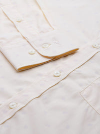 Park Avenue Slim Fit Printed Cotton Formal Shirt