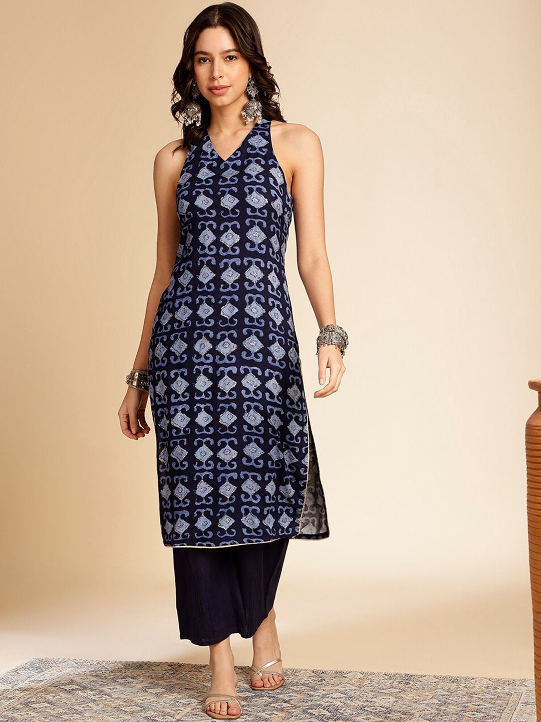 Anouk geometric dicetak kurta