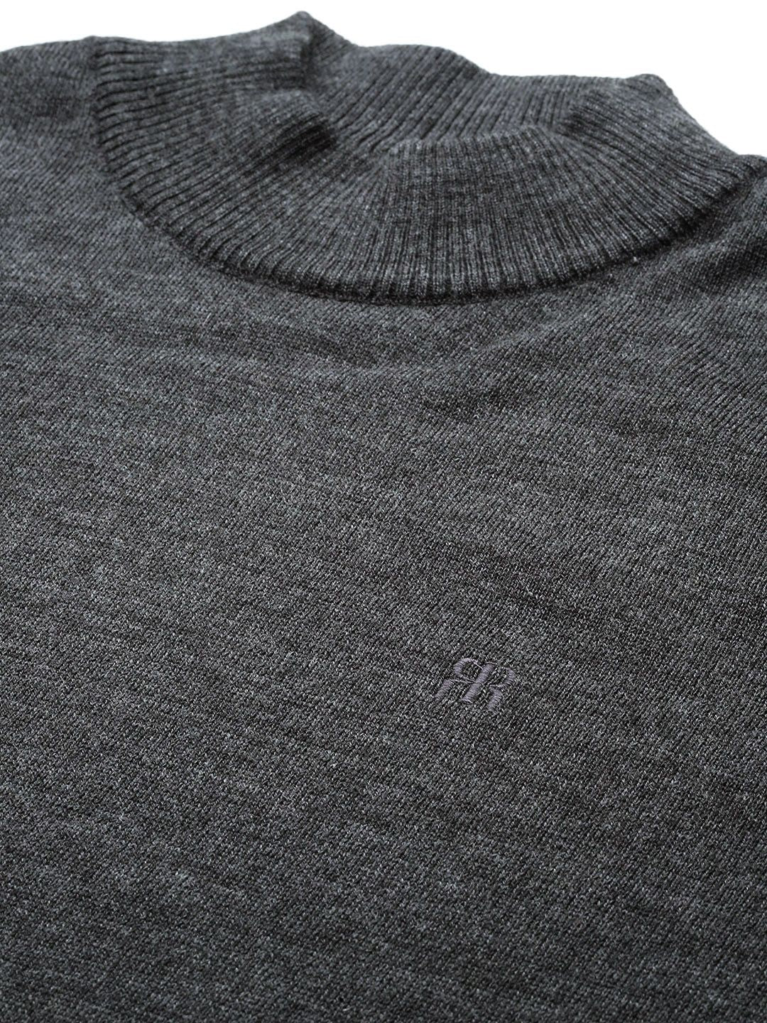 Raymond Men Solid High Neck Pullover