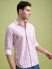 HIGHLANDER Checked Slim Fit Shirt
