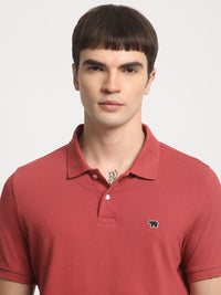 THE BEAR HOUSE Polo Collar Slim Fit Cotton T-shirt
