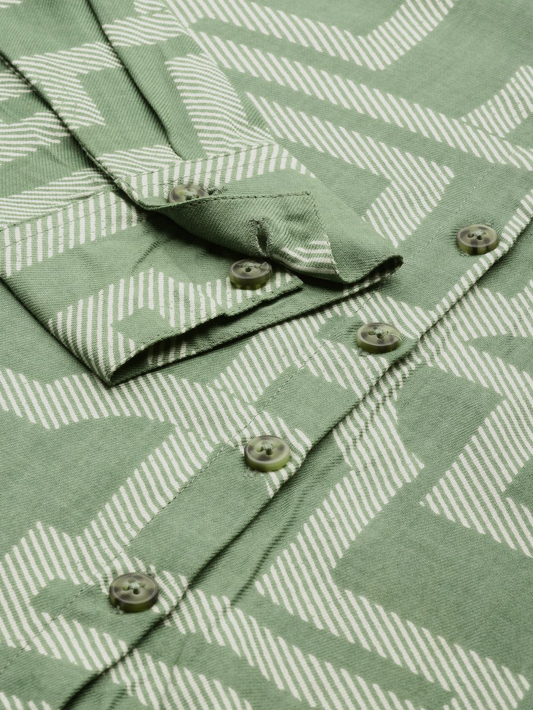 all about you Geometric Printed Casual Shirt