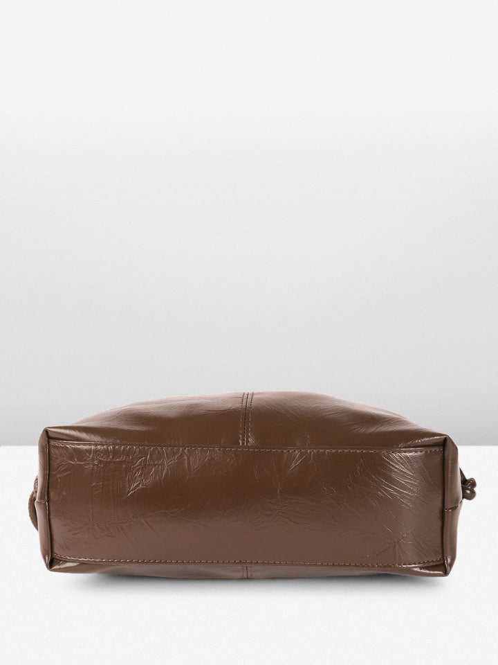 DressBerry Textured Structured Shoulder Bag