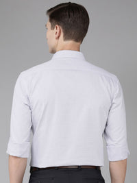 Park Avenue Slim Fit Self-Checked Pure Cotton Formal Shirt
